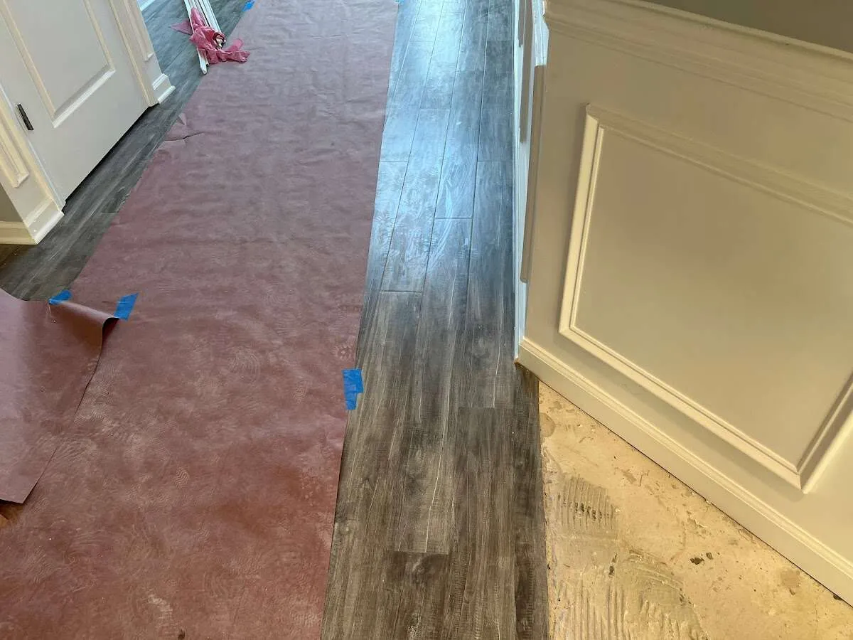 Completed marble shower restoration in Clive